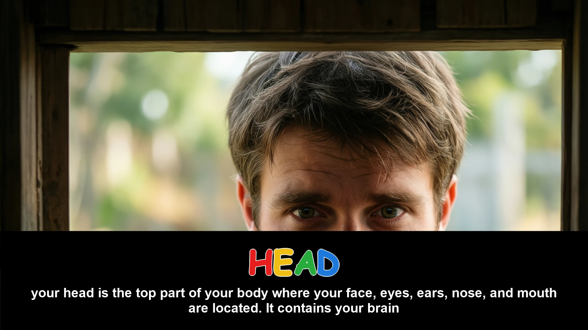 English Illustration for head